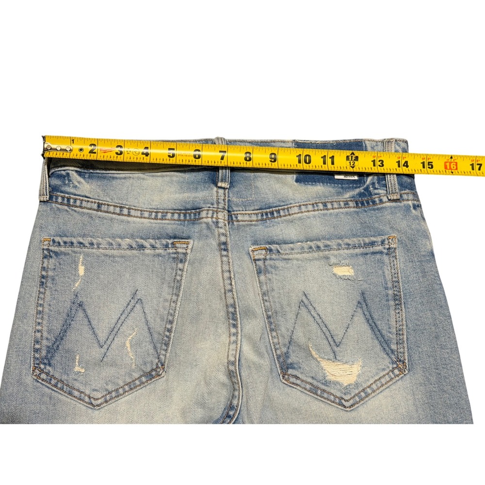 Mother Superior The Tomcat The Confession Distressed Straight Leg Jeans 27 - Picture 8 of 8